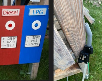 Gas station with fuel nozzle ++ 3D print files