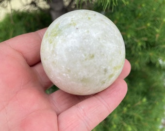 New Jade Serpentine Crystal Sphere (51mm)