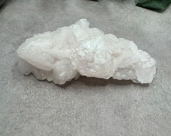 Raw Mangano Calcite Cluster, Fluorescent Pink Crystal, UV Reactive