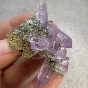 Vera Cruz Amethyst with Selenite on Matrix, Gifts