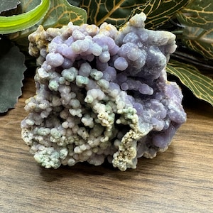 Grape Agate Raw Specimen, Raw Grape Agate Crystal Cluster, Indonesian Grape Agate, Gifts