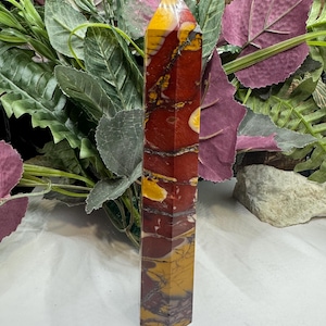 Mookaite Jasper Crystal Tower, 8 inches tall, Gifts