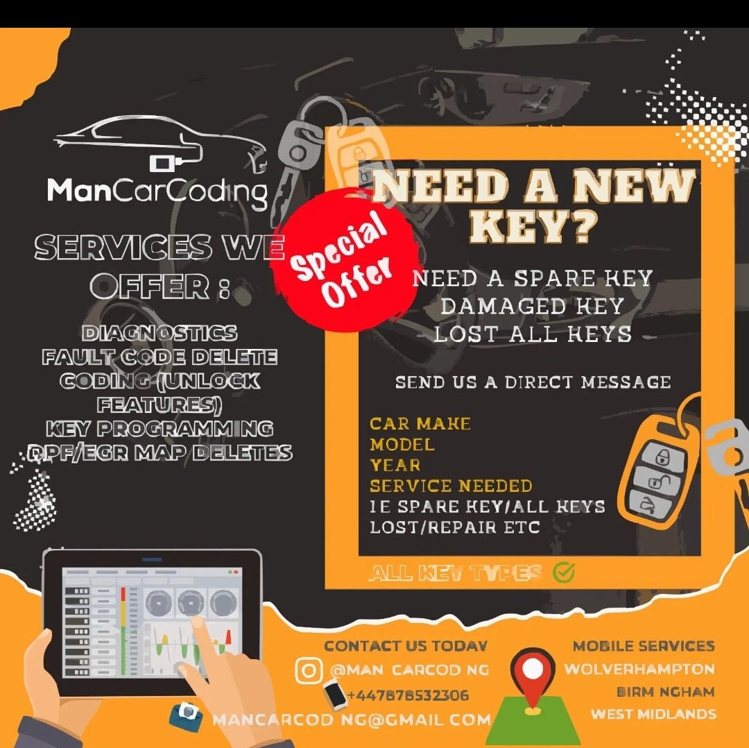 BMW KEY PROGRAMMING Mobile Key Programming Spare Key or All Keys Lost