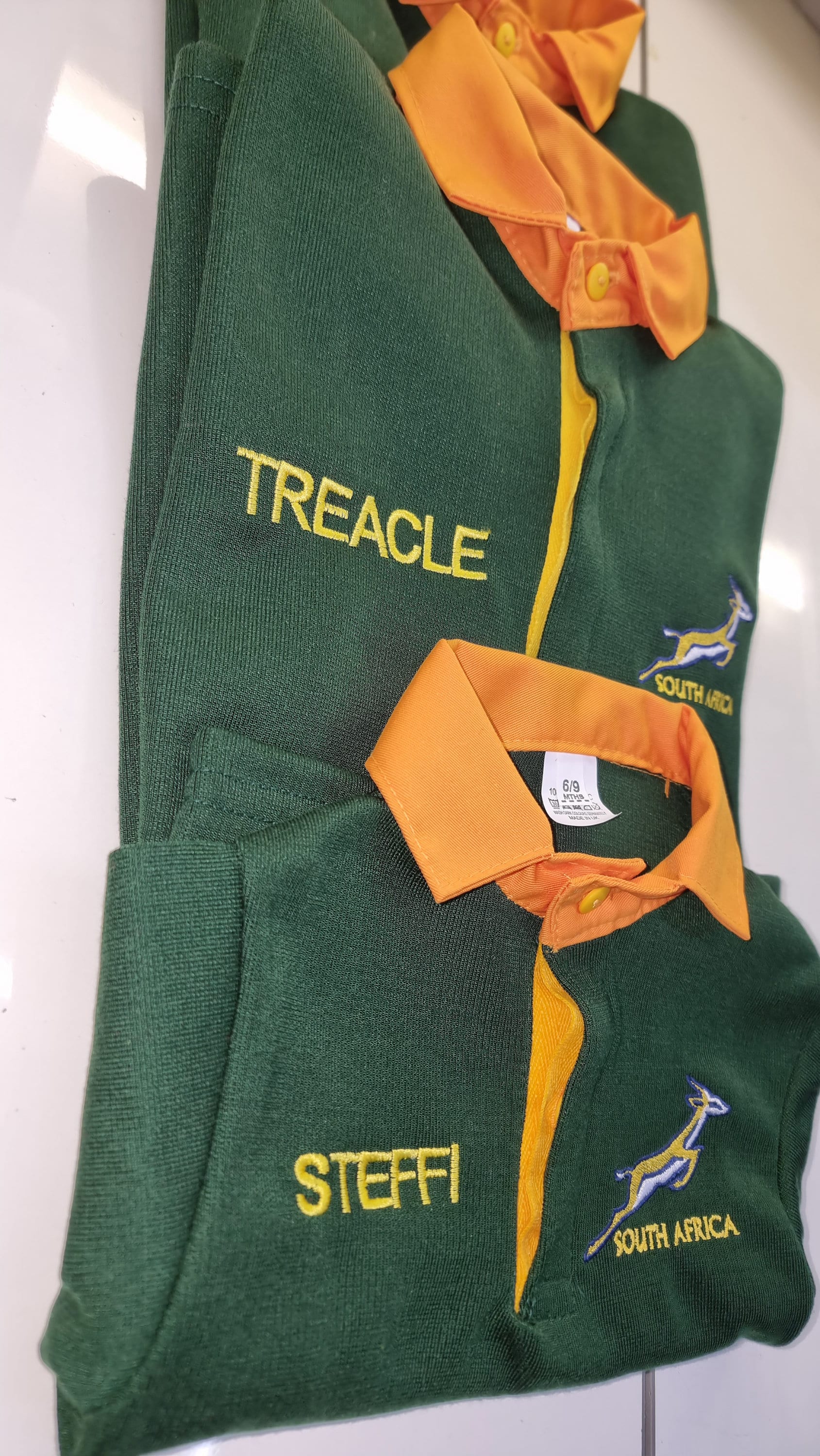 SPRINGBOKS Rugby Jersey - South Africa Retro Rugby Shirt - Brand