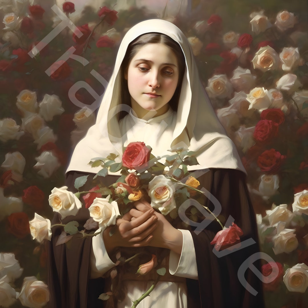 St. Therese of Lisieux, the Little Flower - Etsy