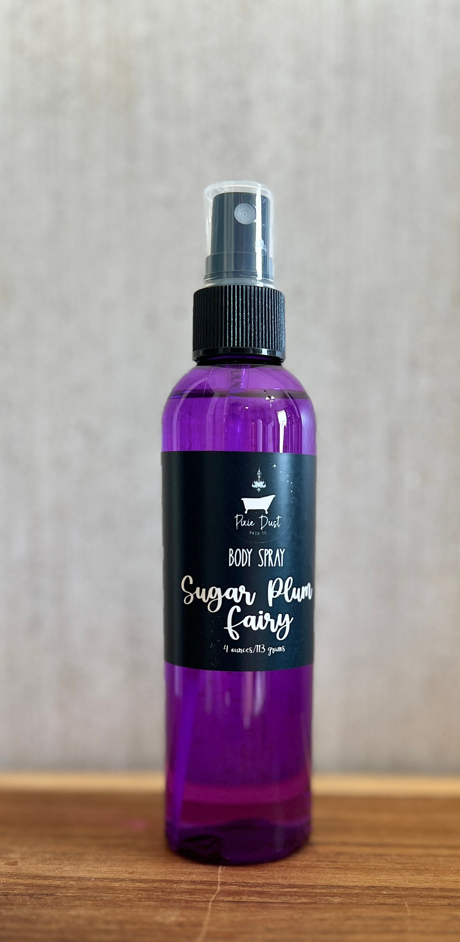 Sugar Plum Fairy Fine Fragrance Body Mist Spray Body Spray Perfume Strong Scent Body Mist Non