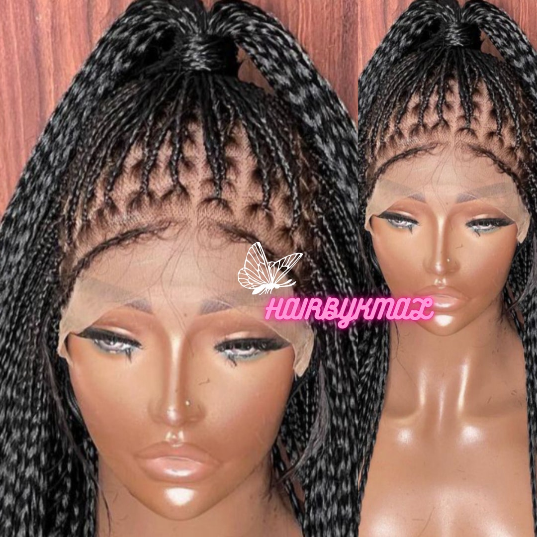 Knotless Loose Braid Wig Knotless Braided Wig Knotless Wig Etsy