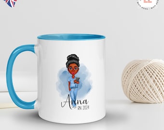 Nurse Graduation Mug, Nurse Mug, She turned her belief into action Nurse Graduation, Nurse Appreciation Mug, Nurse Graduate Gift Mug for Her