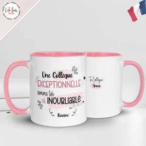 Mug Personnalisé collègue, Cadeau départ en retraite, Tasse personnalisée Anniversaire. Tasse cadeau personnalisable pour collègues.