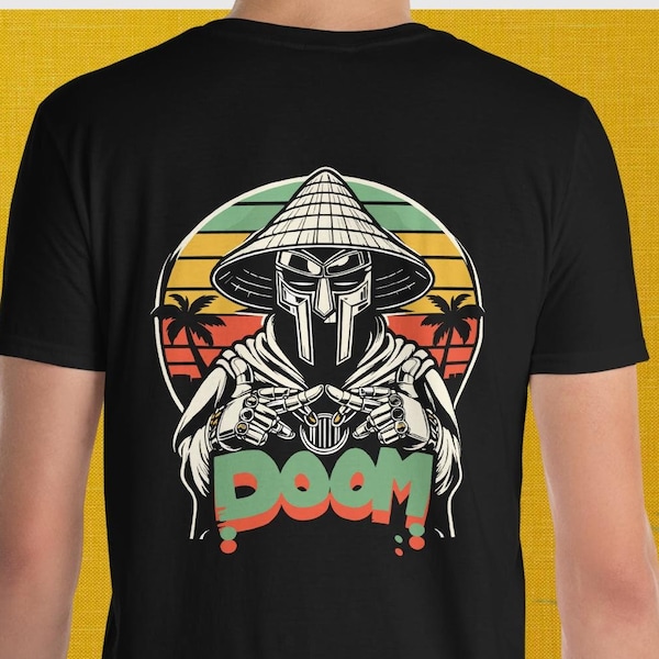 MF Doom tshirt, MF doom rapper hip hop t-shirt, unique rasta design, shirts that go hard, MF Doom mask fan art black theme tee shirt 006