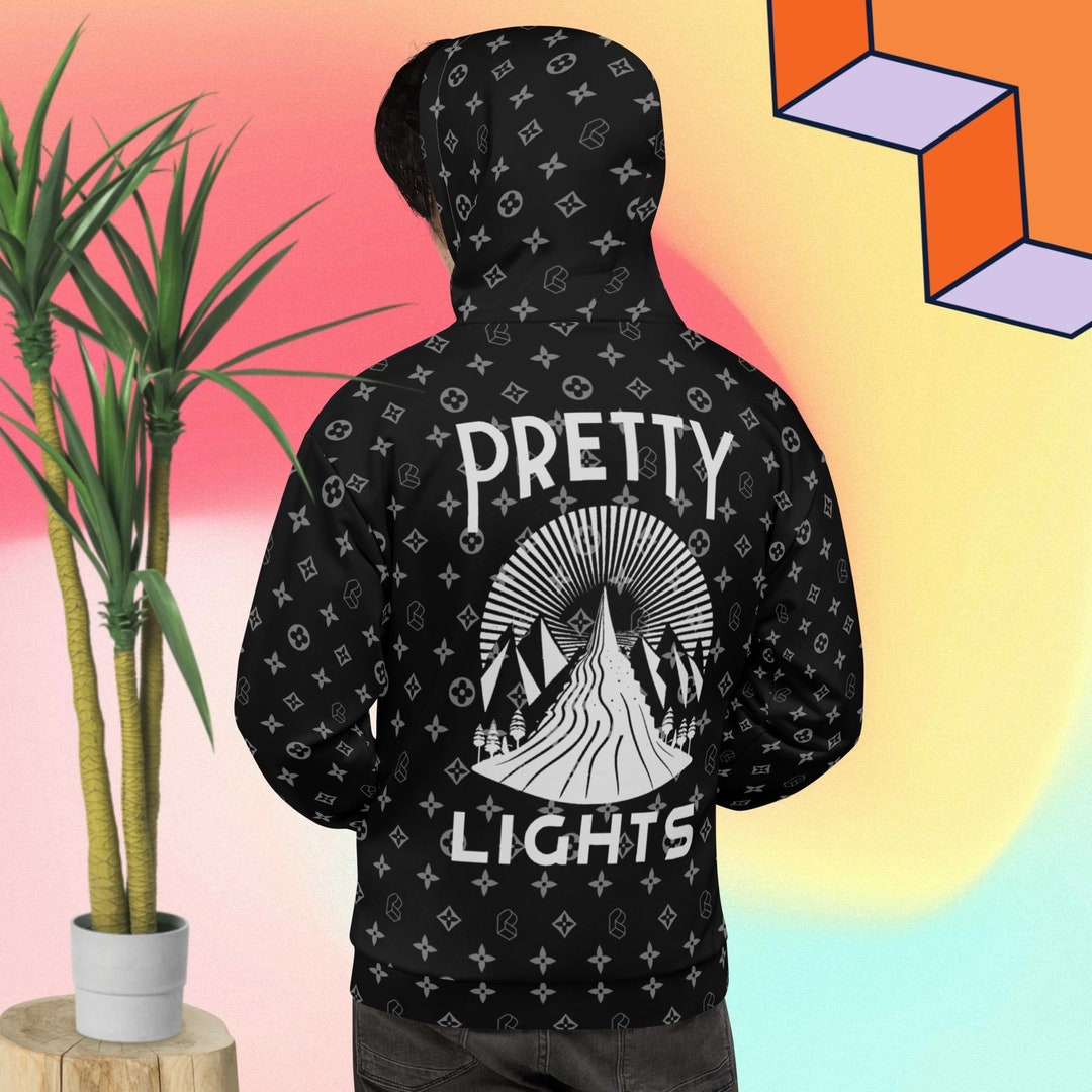 Pretty Lights Hoody All Over Print Swirl Bridge Swag PLF Etsy