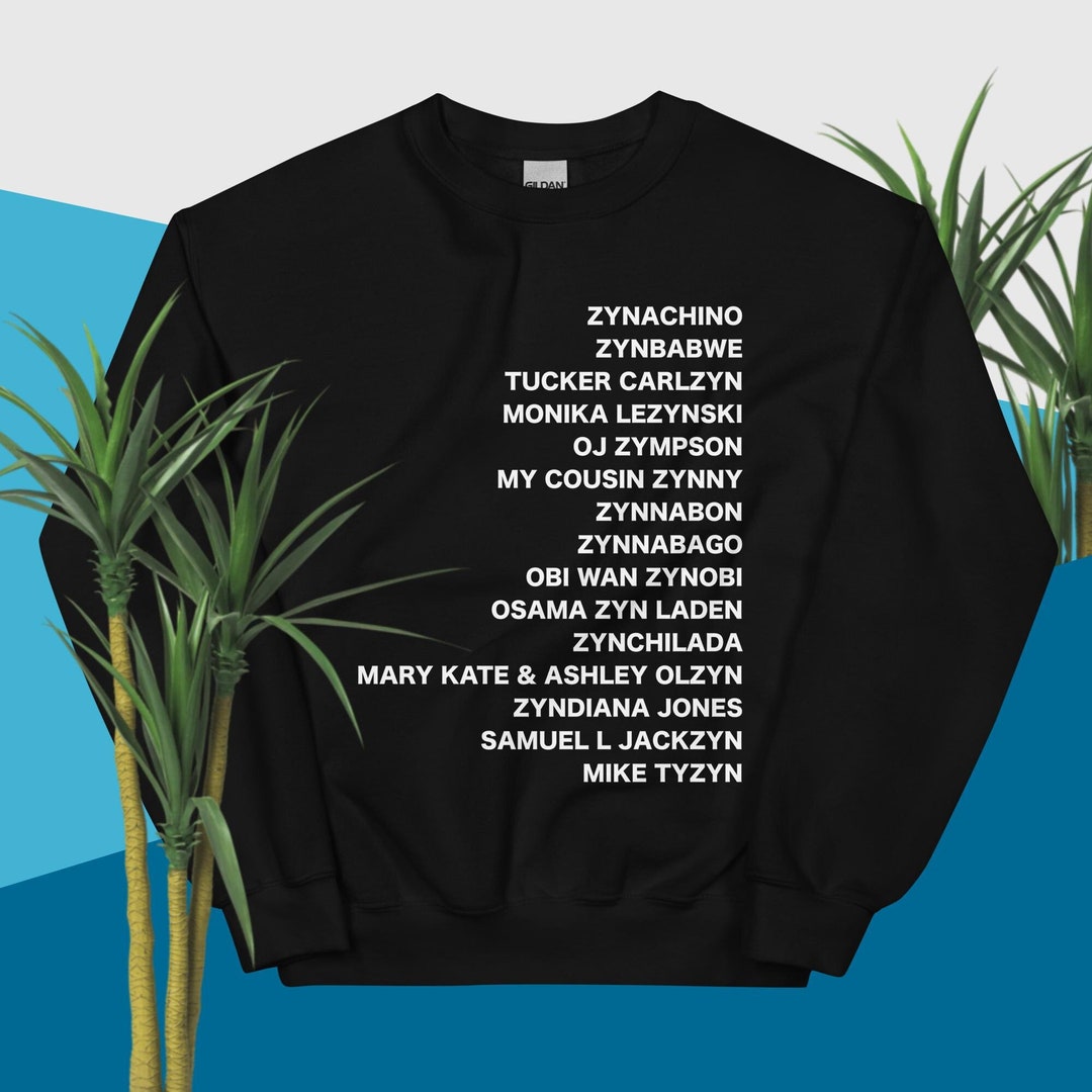 Zyn Sweatshirt With Slang Terms, Shirts That Go Hard, Unisex Unique
