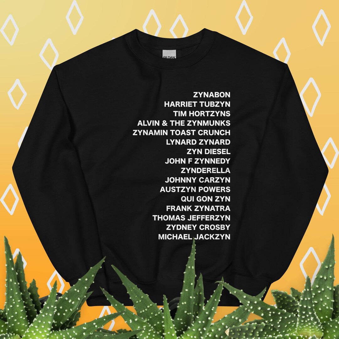 Zyn Sweatshirt With Slang Terms Shirts That Go Hard Unisex Etsy