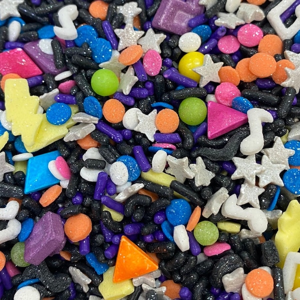 80s retro neon sprinkles 1/4lb