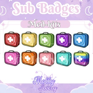 Med-kits | 10 Twitch sub badges | Bit badges | Stream