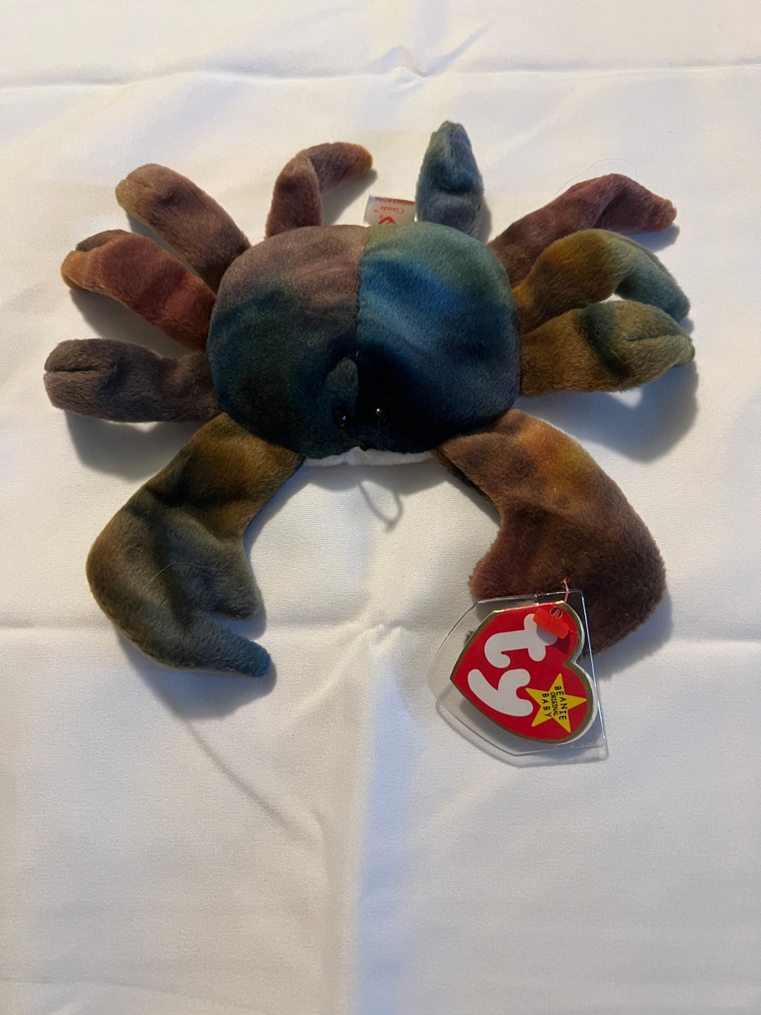 CLAUDE Beanie Baby RARE P.V.C. Pellets 1996 Etsy
