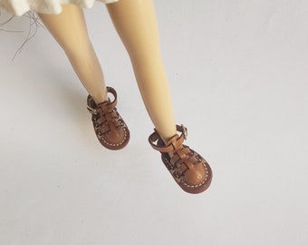 BJD Sandals | BJD Shoes for Ooak Blythe Doll Obitsu 22 Holala Pullip Custom Azone Obitsu 24 Momoko | BJD Dress Blythe Shoes Pullip Clothes