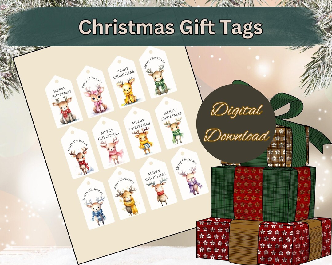 Perfect Tags Printable Christmas Gift Tags for Perfect Presents - Etsy