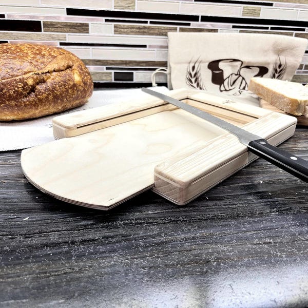 Sourdough Boule Bread Slicing Board Multi Slice