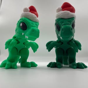 Santa T-Rex: Articulated Dinosaur