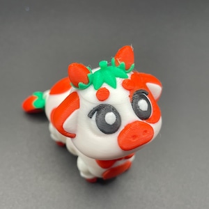 Articulated Strawberry Cow