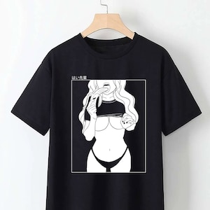 Banana Snacc Tee: Lewd Anime Shirt, Ahegao, Waifu Shirt, Anime Streetwear, Anime Tshirt, Otaku Lewd Shirt, Anime Shirt, Manga T, Ahegao,Gift