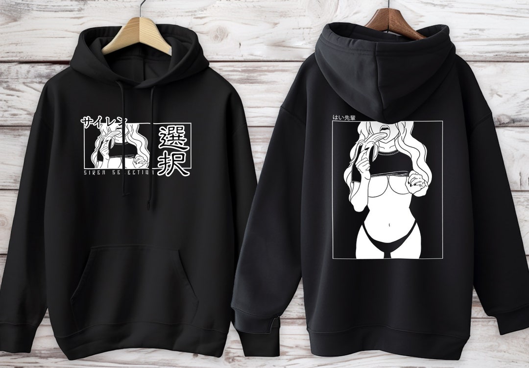 Lewd anime face hoodie best sale