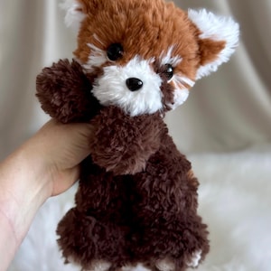 Mineup – Peluche De Panda Rojo De 23 Cm – Suave Y Kawaii Con Relleno De Algodón PP – Regalo Perfecto Para Navidad, Cumpleaños Y Viajes – Ideal Para Niños Y Adultos