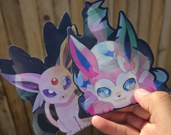 Eeveelution Lenticular Anime Decals