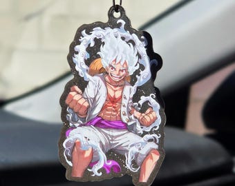 Gear 5 Anime Car Air Freshener – JDM Interior Decor Rearview Charm