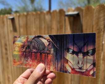 Attack on Titan Eren Yeager Sticker | Manga Style Vinyl Decal (3x7)