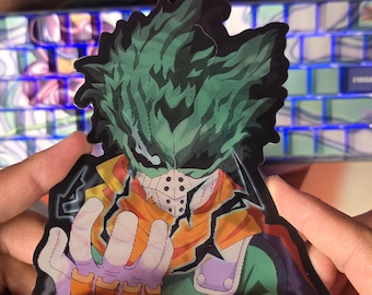 Deku 3-Image Lenticular Anime Decal