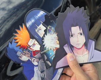 Ninja-Anime-Lentikular-Sticker-Set, 5-teiliges Set mit bildverändernden Aufklebern