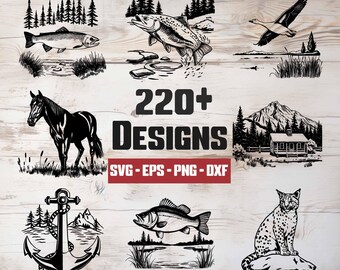 Illustration SVG Bundle, Illustration Vector Silhouette, Illustration Clipart - digital download svg, png, eps, dxf, svg files for cricut