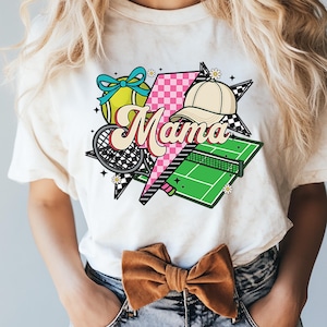 Tennis Preppy PNG, Tennis Mama Png, Tennis Coquette Png, Game Day Tennis Bow Png, Checker Tennis Png, Tennis Mom Png