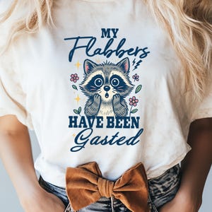 My Flabbers Have Been Gasted SVG PNG, Vintage Retro Funny Raccon Shirt Design,Snarky Svg,Trendy Sarcastic Raccon Svg Png,Sublimation Designs