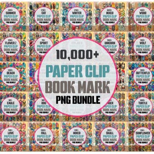 Jumbo Paper Clip Bookmark Png Bundle | Paper Clip png | Jumbo Paper Clip Png |Bookmark Sublimation PNG |Jumbo Mega Bundle | Jumbo Paper Clip