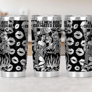 Halloween Funny 20oz Tumbler Laser Engrave File, 20 oz Quencher Wildflowers Tumbler Wrap SVG and PNG File, Laser Engraving Tumbler