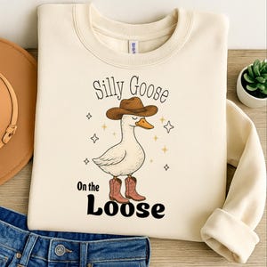 Silly Goose On The Loose Png Svg, Funny Goose Meme Shirt, Cute Coquette Goose, Adult humor, File for Cricut, Sublimation, Digital Download