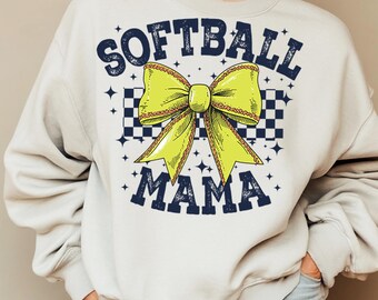 Coquette softball MAMA png, softball Bow png, softball mom png, Game Day, Retro softball, Fall softball, softball Season Sport