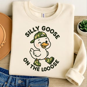 Camo Silly Goose On The Loose PNG SVG, Silly Goose Camo Meme Shirt Silly Goose SVG file for Cricut funny svg Goose shirt png bundle boy camo