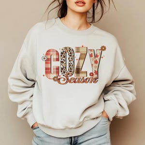 Coquette Cozy Season PNG, Embroidery Fall Png, Autumn, Retro Halloween, Thanksgiving Png, Fall Sublimation Design, Cozy Sublimation Design