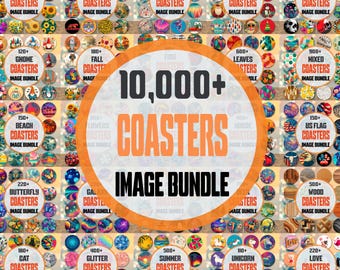 10000 Car Coaster Sublimation PNG Design, Car Coaster Designs, Round Sublimation Design, Instant Download, Commercial Use Png