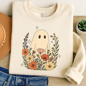 fall Halloween Ghost boho Png, girly Pink Pumpkin Png, Boho Floral Fall Png, Halloween Png, Autumn Vibes Png, Spooky Season Png popular now