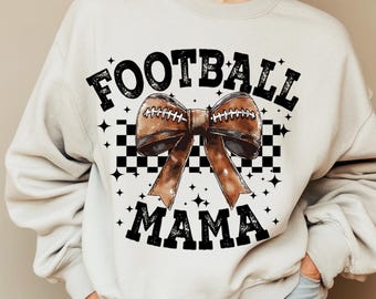 Coquette Football MAMA png, Football Bow png, Football mom png, Game Day, Retro Football png, Fall Football png, Football Season Sport Png