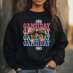 Coquette Football png, Football Bow png, Football mom png, Game Day, Retro Football png, Fall Football png, Football Season Png, Sports png