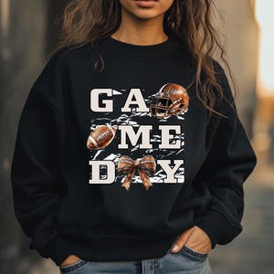 Coquette Football png, Football Bow png, Football mom png, Game Day, Retro Football png, Fall Football png, Football Season Png, Sports png