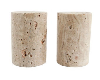 Travertine Salt & Pepper Shakers, Salt and Pepper Shaker set