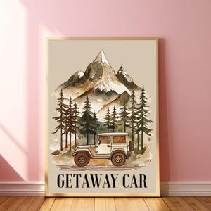 Getaway Car Poster Reputation Print Y2k Wall Art College Dorm Print Retro Girly Print Getaway Car Print Reputation Wall Art Cute Girly Print