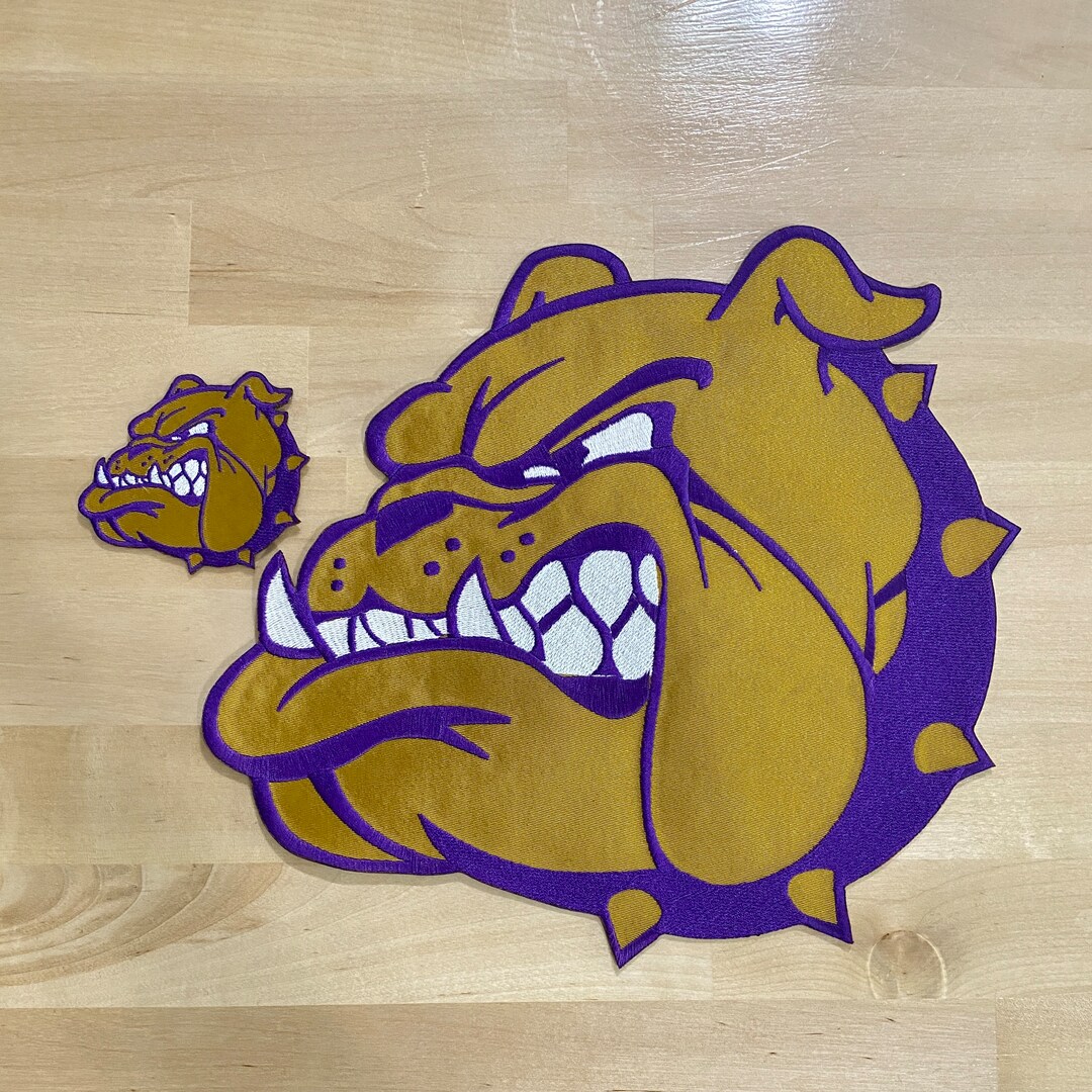 Bulldog Patch, Omega Psi Phi Fraternity, Ques, Dog, Dawg, Embroidered